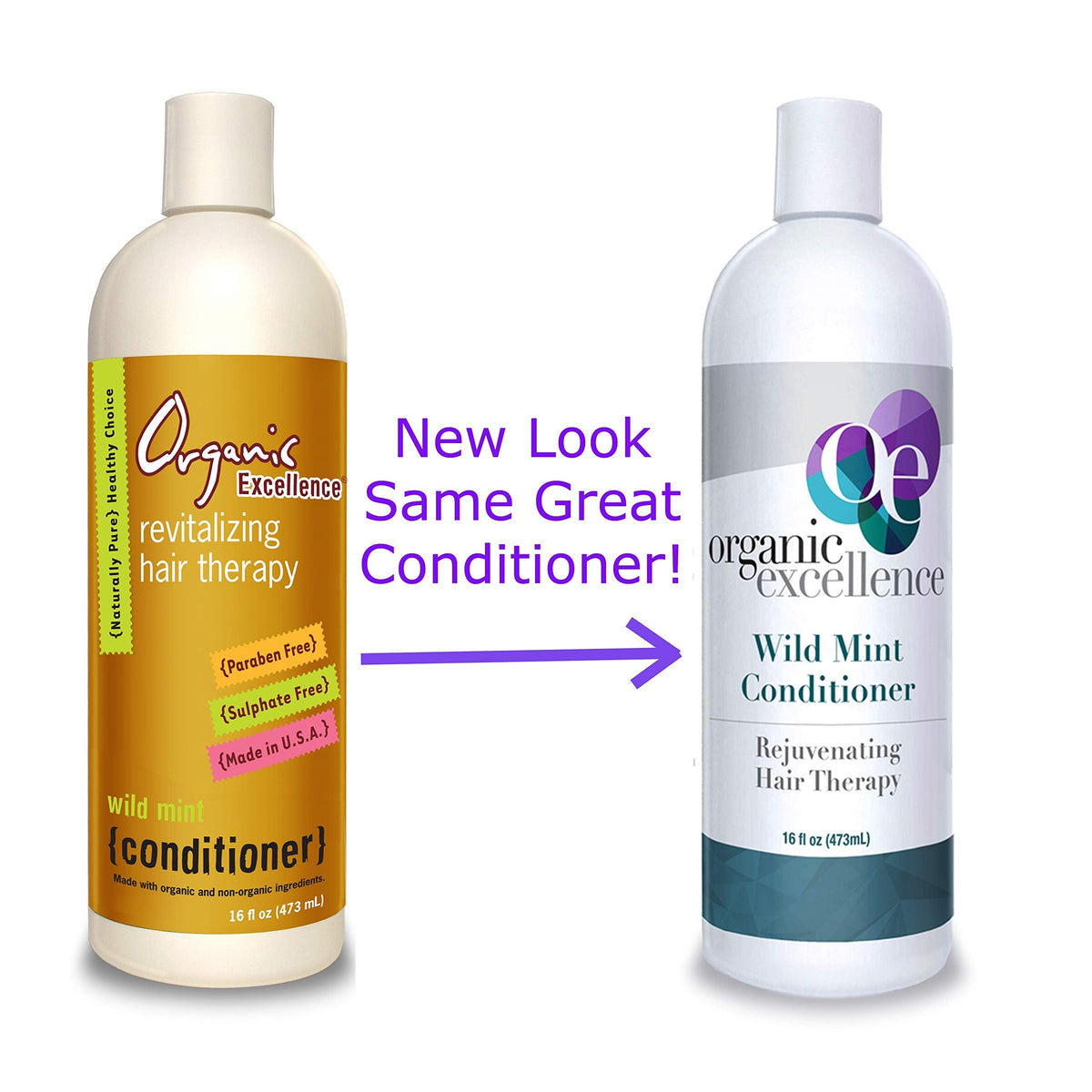 Organic Excellence Wild Mint Conditioner, 16 Fluid Ounce Beauty & Personal Care Organic Excellence