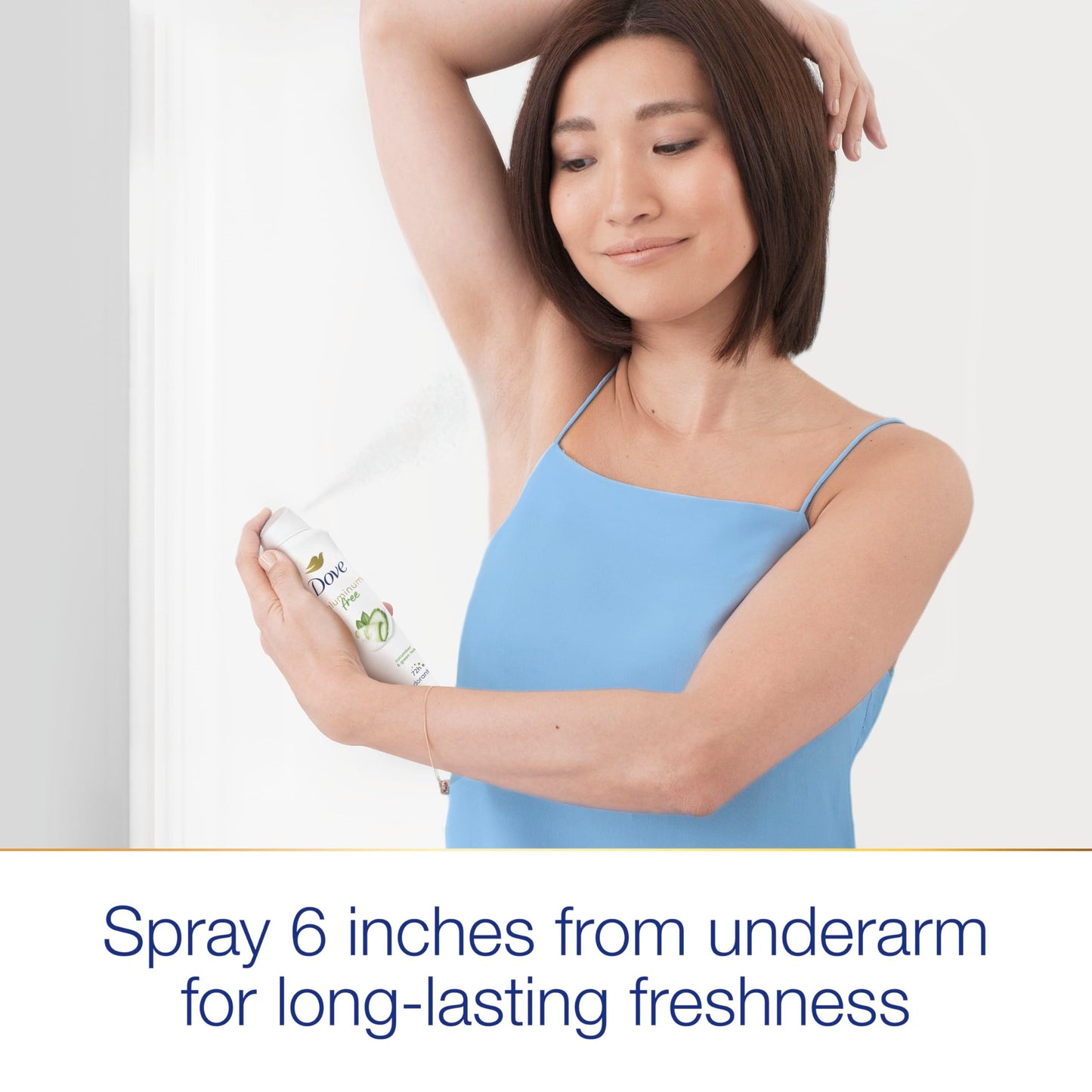 Dove Aluminum Free Deodorant Spray for Women 3 Count Cucumber & Green Tea 72 hour odor protection 4 oz Beauty and Personal Care Dove