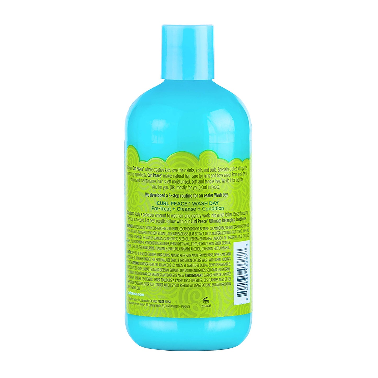 Just For Me Curl Peace Ultimate Detangling Shampoo - Cleanses & Hydrates, Contains Marshmallow Root Extract, Cocoa Butter & Raw Honey, No Animal Beauty & Personal Care Just For Me