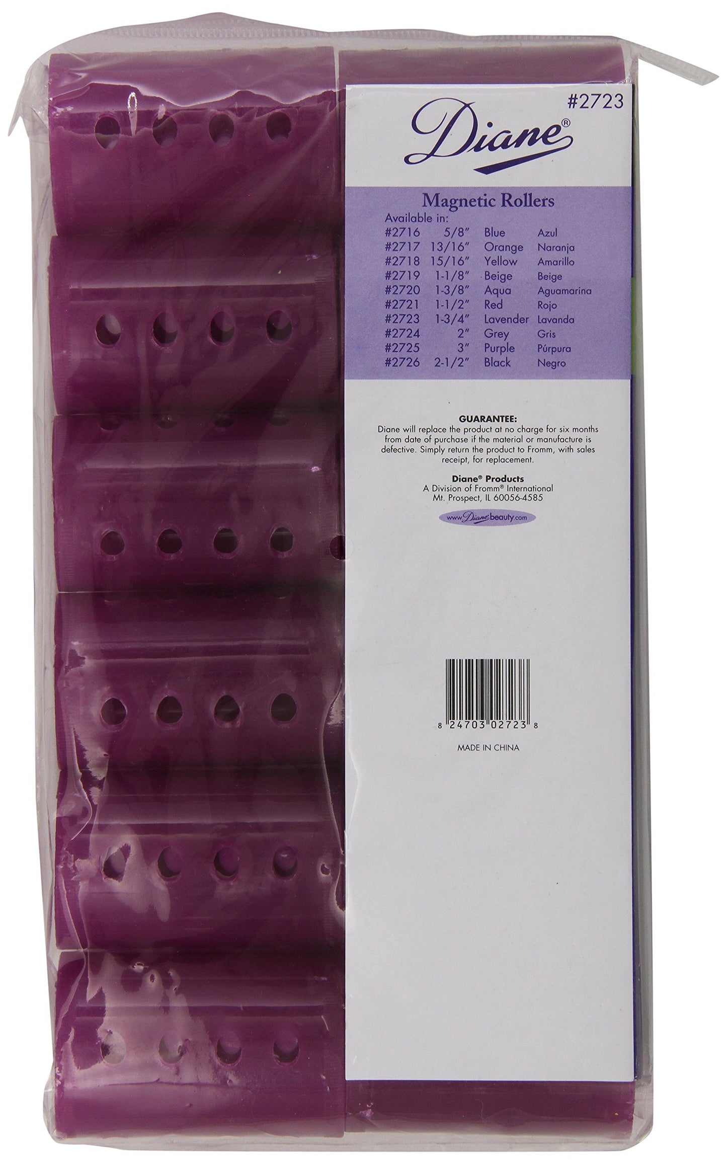 Diane Magnetic Roller, Lavender, 1-3/4 Inch, 12 Count Beauty & Personal Care Diane