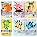 Epielle Character Face Mask Wild Kingdom 6 Pack, Fun & Effective Korean Skin Care, Spa Party Favors, Stocking Stuffers, Birthday Gifts for Women, Self Beauty & Personal Care Epielle
