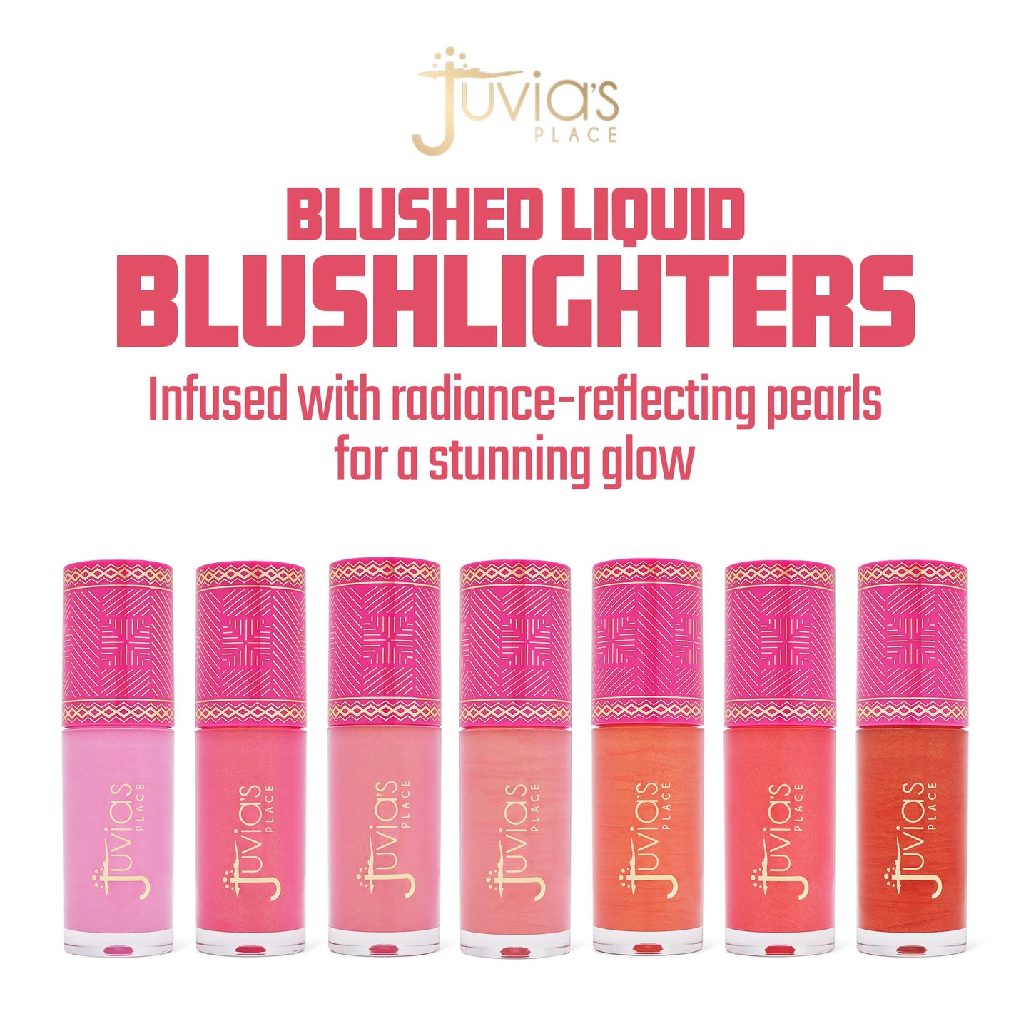 Juvia's Place Blushed Liquid BlushLighter - Blush Lily Glow - Liquid Blush for Cheeks with Luminous Glow, Long-Wearing, Buildable & Highly-Pigmented Beauty & Personal Care Juvia's Place
