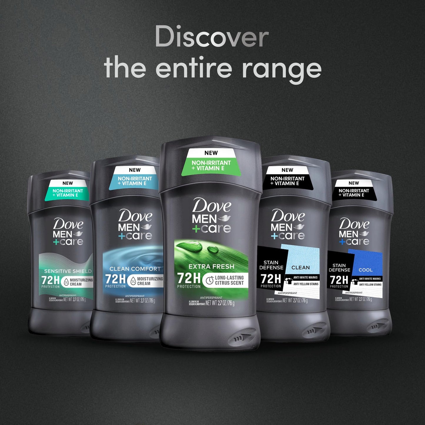 Dove Men+Care Antiperspirant Stick Extra Fresh 2.7 oz, Twin Pack Beauty and Personal Care DOVE MEN + CARE