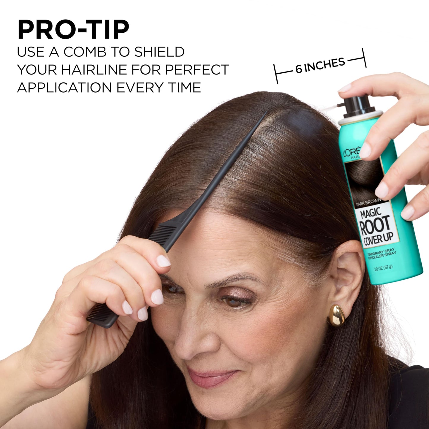 L'Oreal Paris Magic Root Cover Up Gray Hair Spray, 100% Gray Hair Coverage with Buildable, Lightweight, Transfer-Resistant, and Temporary Formula Beauty & Personal Care L'Oreal Paris