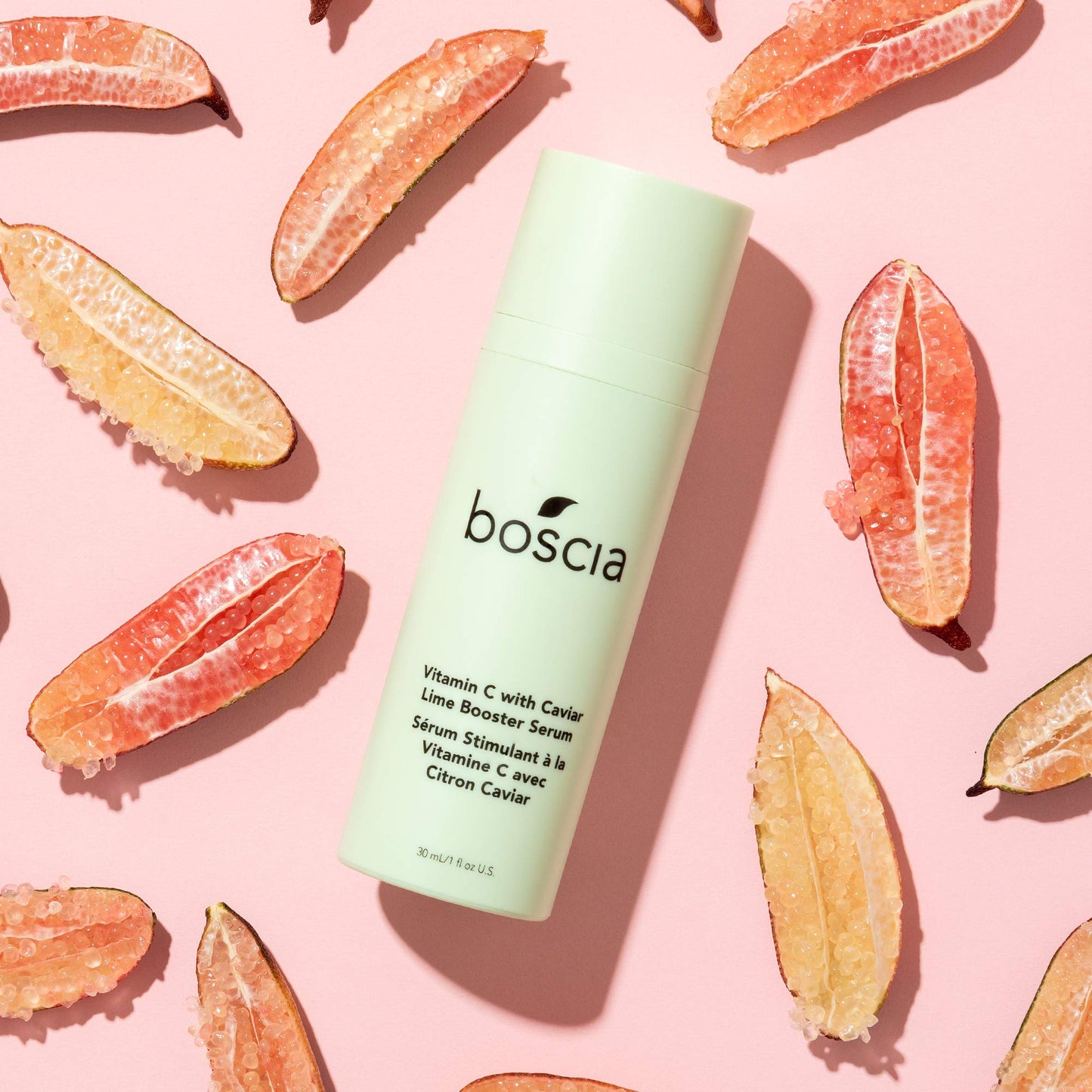 boscia Vitamin C with Caviar Lime Booster Serum - Vegan, Cruelty-Free, Natural & Clean Skin Care - Vitamin C Serum with AHA-Rich Caviar Limes Beauty & Personal Care BOSCIA