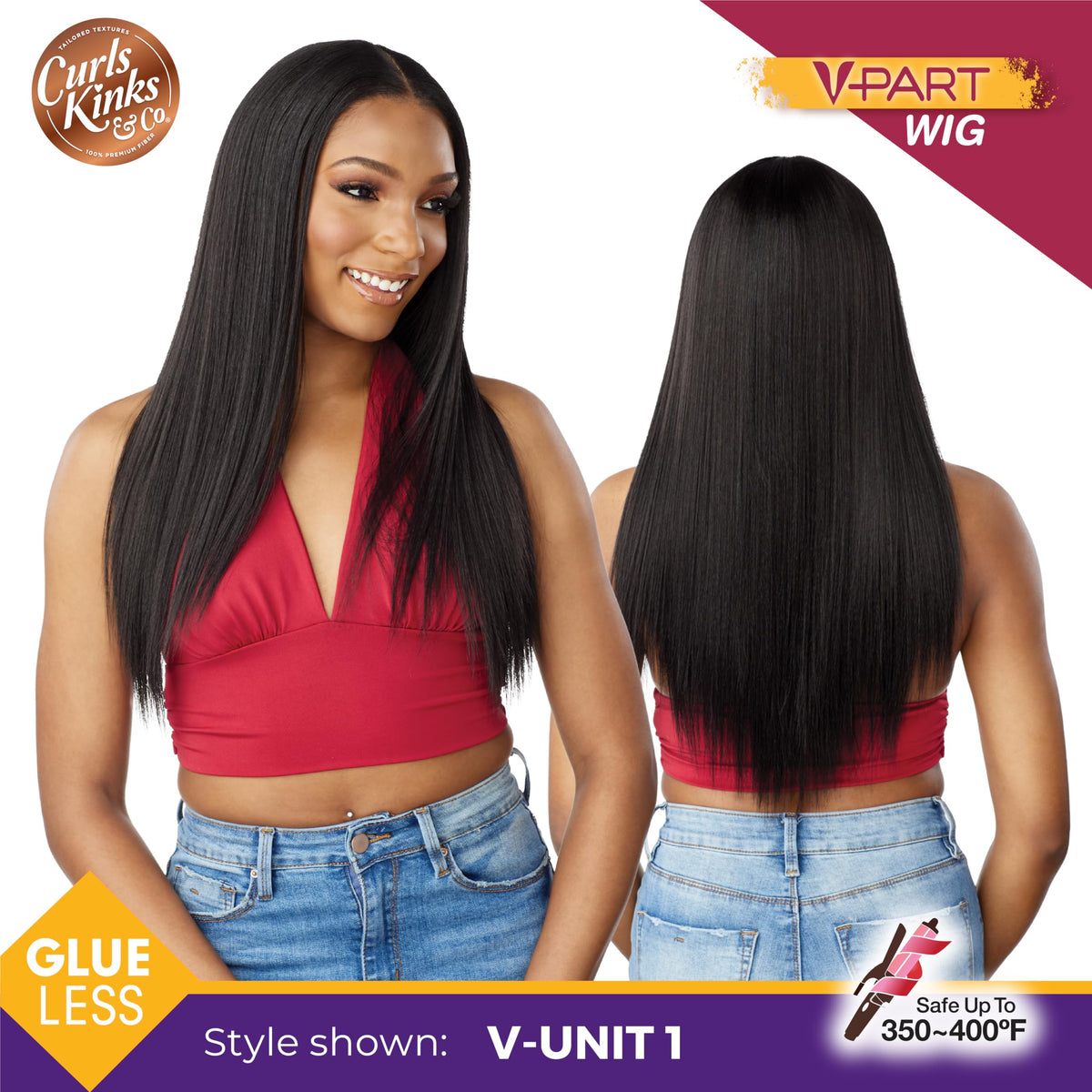 Sensationnel Curls Kinksandco Vpart Wig-Unit 1, TH1B/30