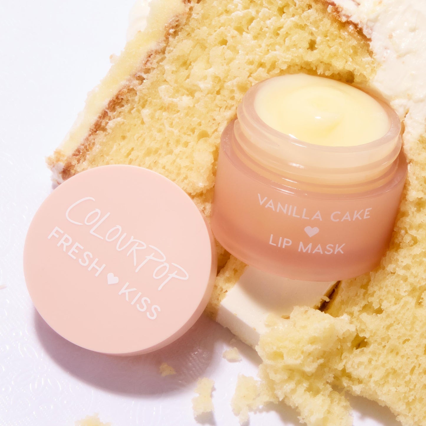 ColourPop Fresh Kiss Lip Mask - Leave-On Lip Moisturizer & Overnight Treatment - Replenishes Dry Lips with Shea Butter & Vitamin E - Vanilla Cake Beauty and Personal Care ColourPop