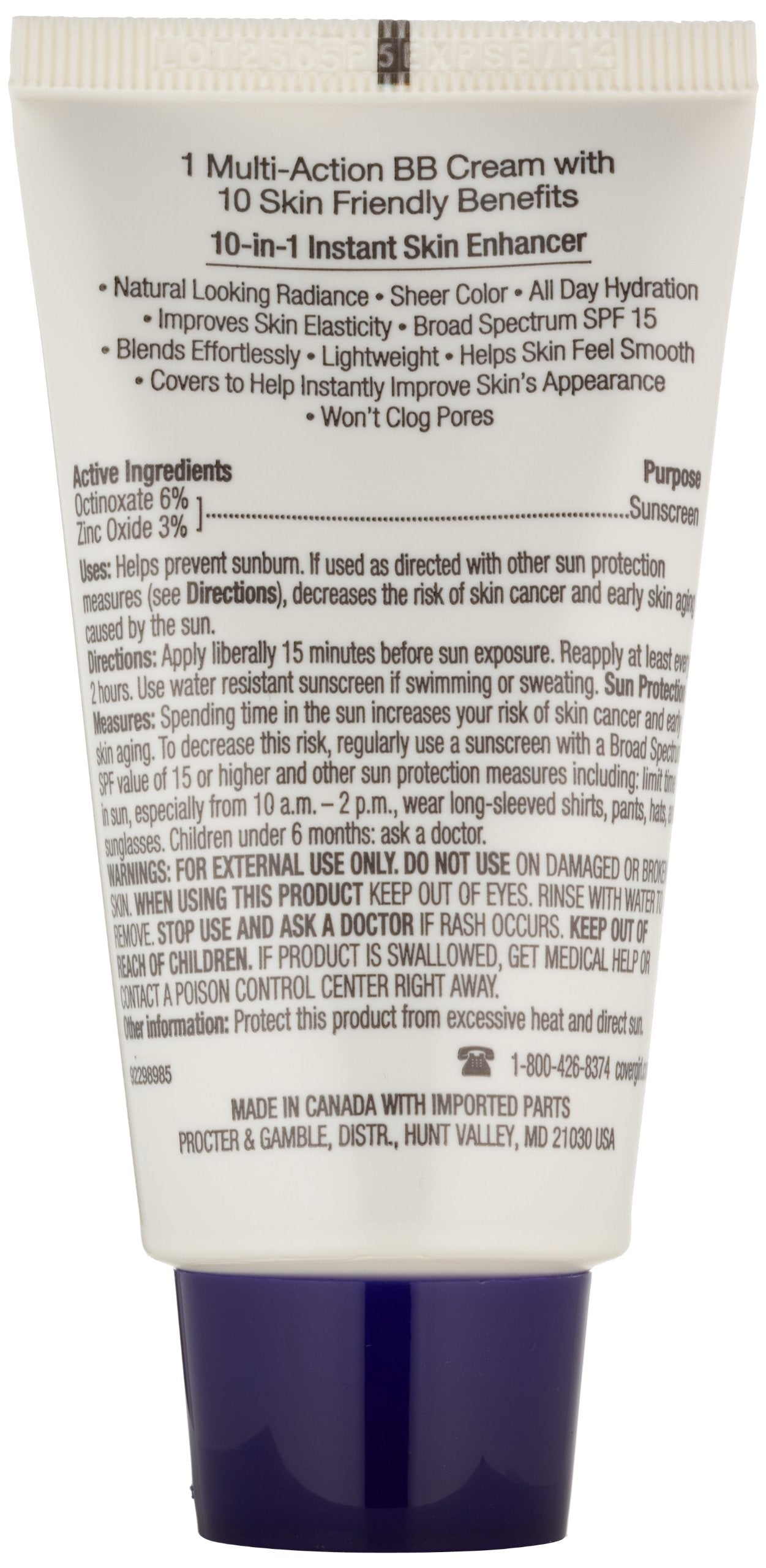 CoverGirl Smoothers SPF 15 Tinted Moisturizer, Light To Medium 810, 1.35-Ounce Packages (Pack of 2) Beauty & Personal Care COVERGIRL