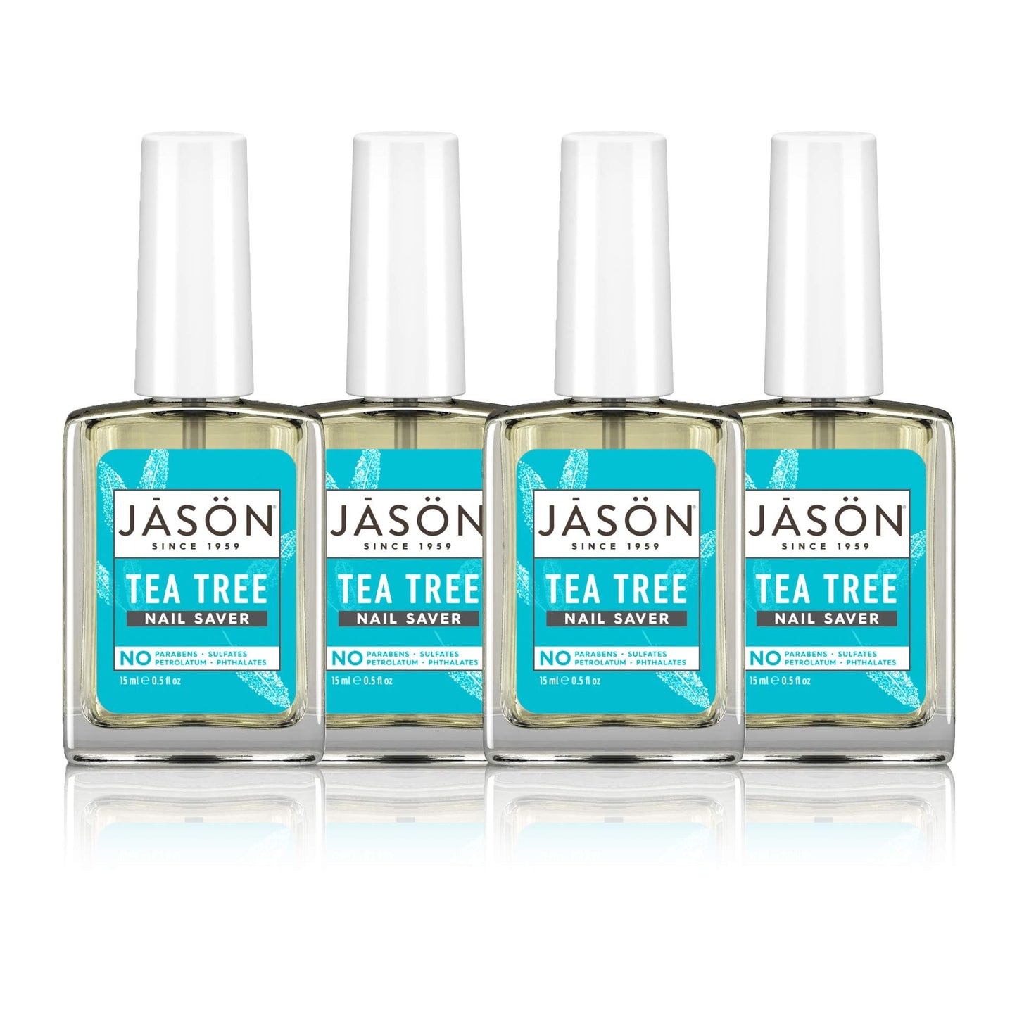 JASON Purifying Tea Tree Nail Saver, 0.5 Ounce Bottle (Pack of 4) Beauty & Personal Care JASON