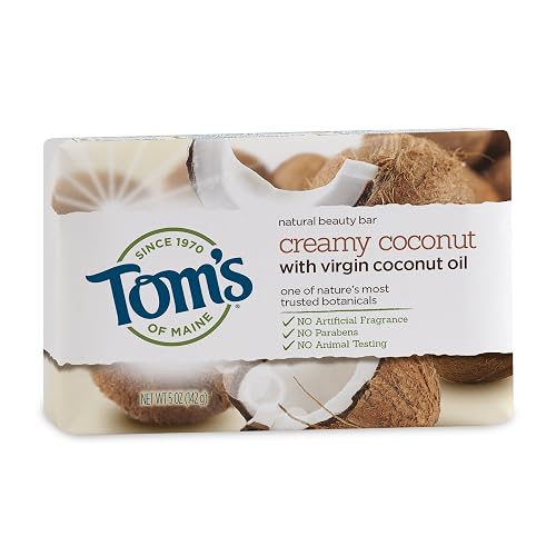 Tom's of Maine Natural Beauty Bar Soap with Virgin Oil, Coconut, 5 Ounce Beauty & Personal Care Tom's of Maine