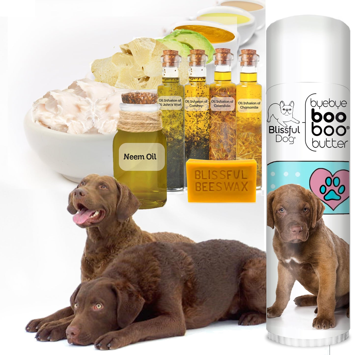 The Blissful Dog Chesapeake Bay Retriever Boo Boo Butter, 0.50-Ounce Beauty and Personal Care The Blissful Dog
