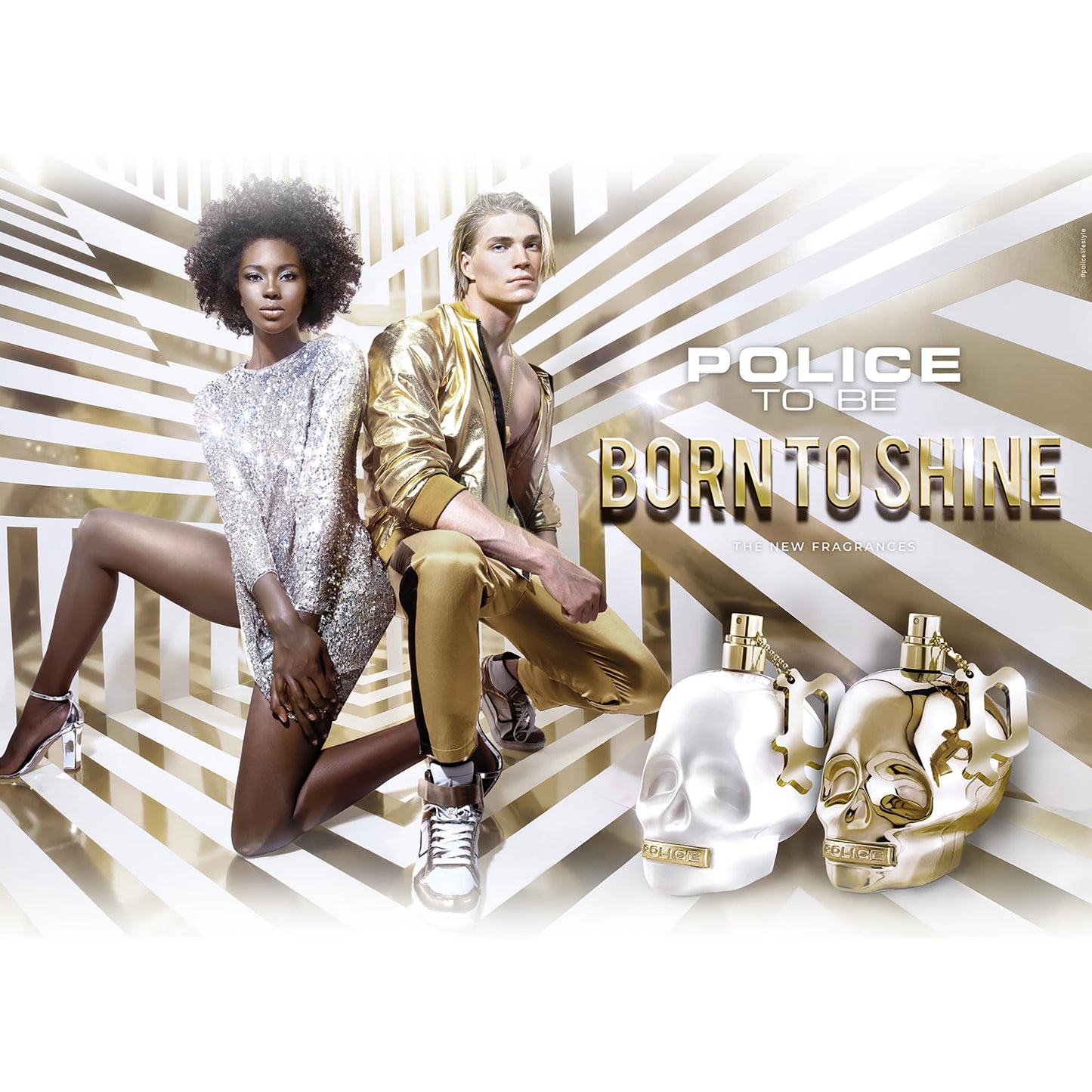 Police To Be Born To Shine - 4.2 oz EDP Spray - Long Lasting Perfume - Intriguing and Magnetic Fragrance - Captivating Amber Vanilla Scent - Jasmine Beauty & Personal Care Police