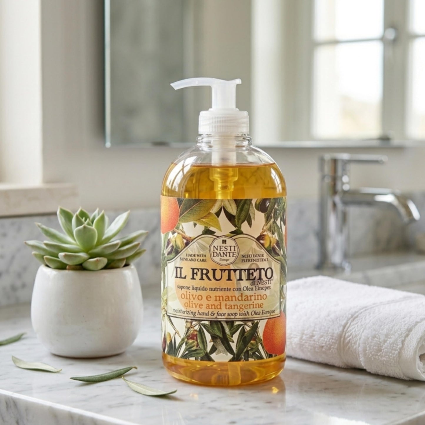 Nesti Dante - Il Frutteto Olive and Tangerine Moisturizing Hand and Face Soap Beauty & Personal Care Nesti Dante