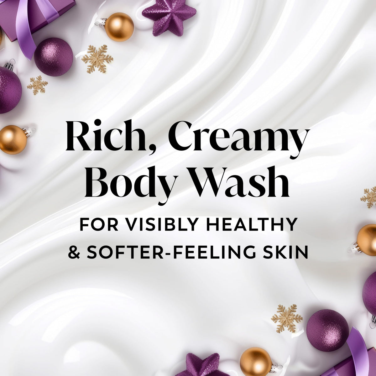 Olay Body Wash for Women, Hydrating & Moisturizing, Holiday Edition, With Plant Based Cleansers, B3 Complex, For All Skin Types, Visions of Sugarplums Beauty & Personal Care Olay