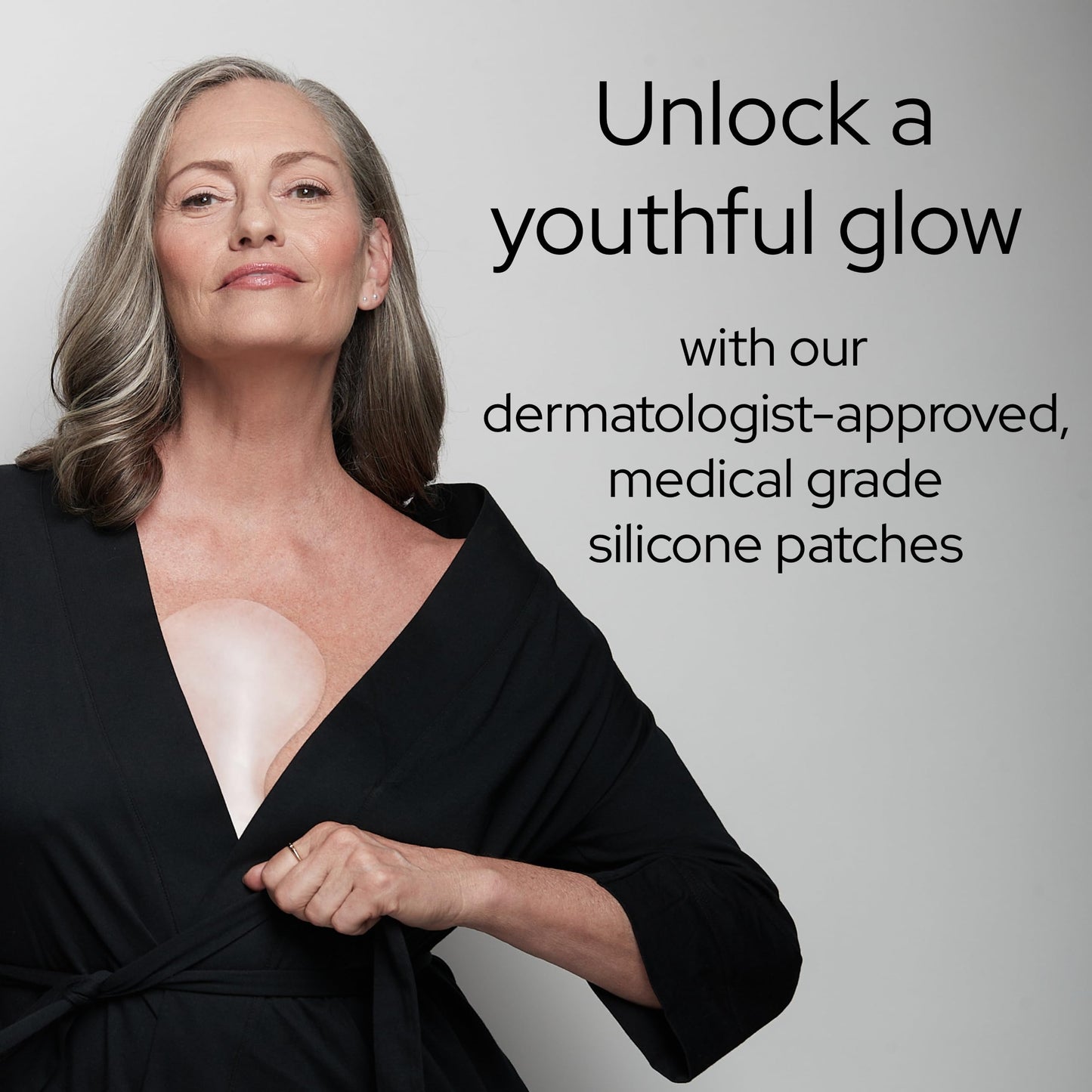 SiO Beauty ChestLift - Wrinkle-Smoothing, Medical-Grade Silicone Patches for Chest Fine Lines - Reusable Up to 10x - Cruelty-Free Beauty & Personal Care SiO
