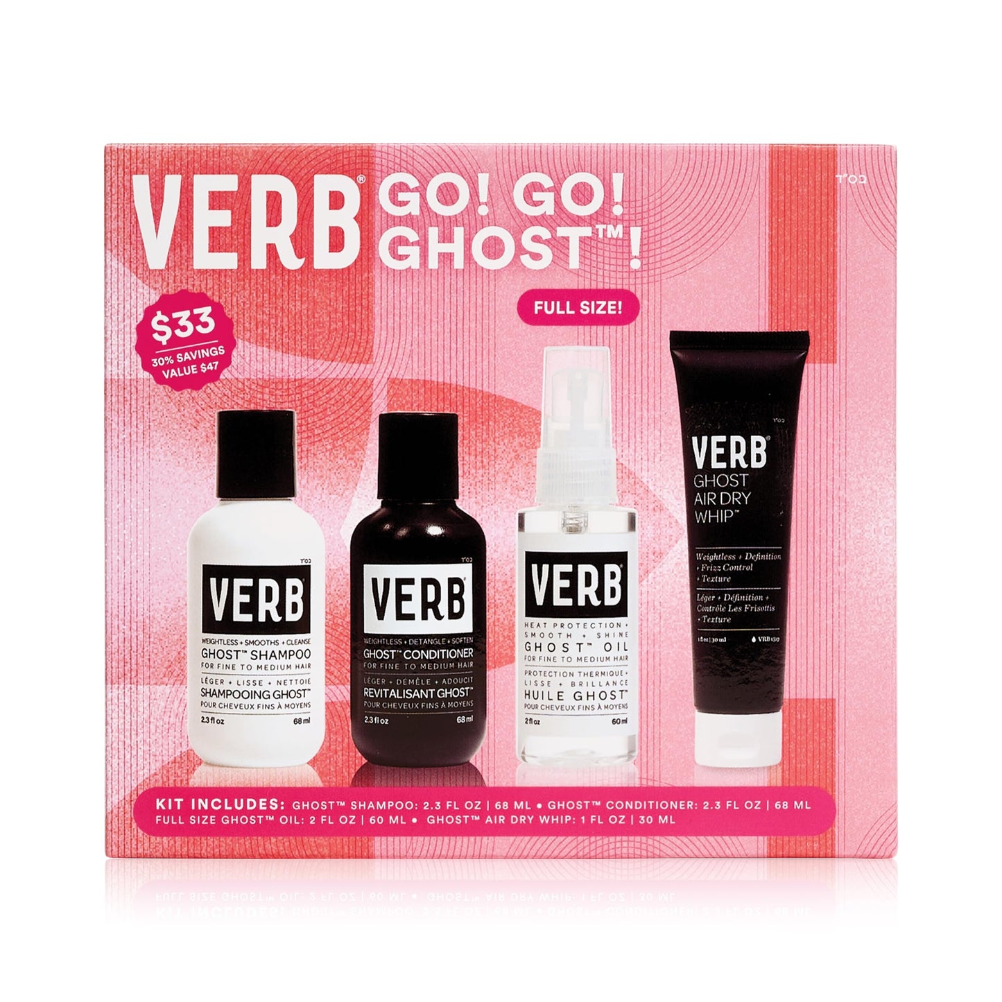 VERB Go! Go! Ghost Discovery Kit - 4ct / 7.6 fl oz Beauty & Personal Care VERB