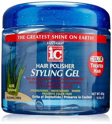Fantasia Gel 16 Ounce Color Treated Hair (Blue) (473ml) (2 Pack) Beauty & Personal Care Fantasia