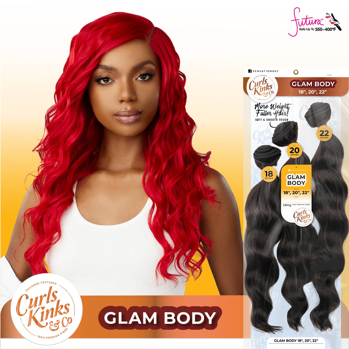 Sensationnel CKCO Synthetic Bundle-Glam Body,18 20 22 inch, S1B/30