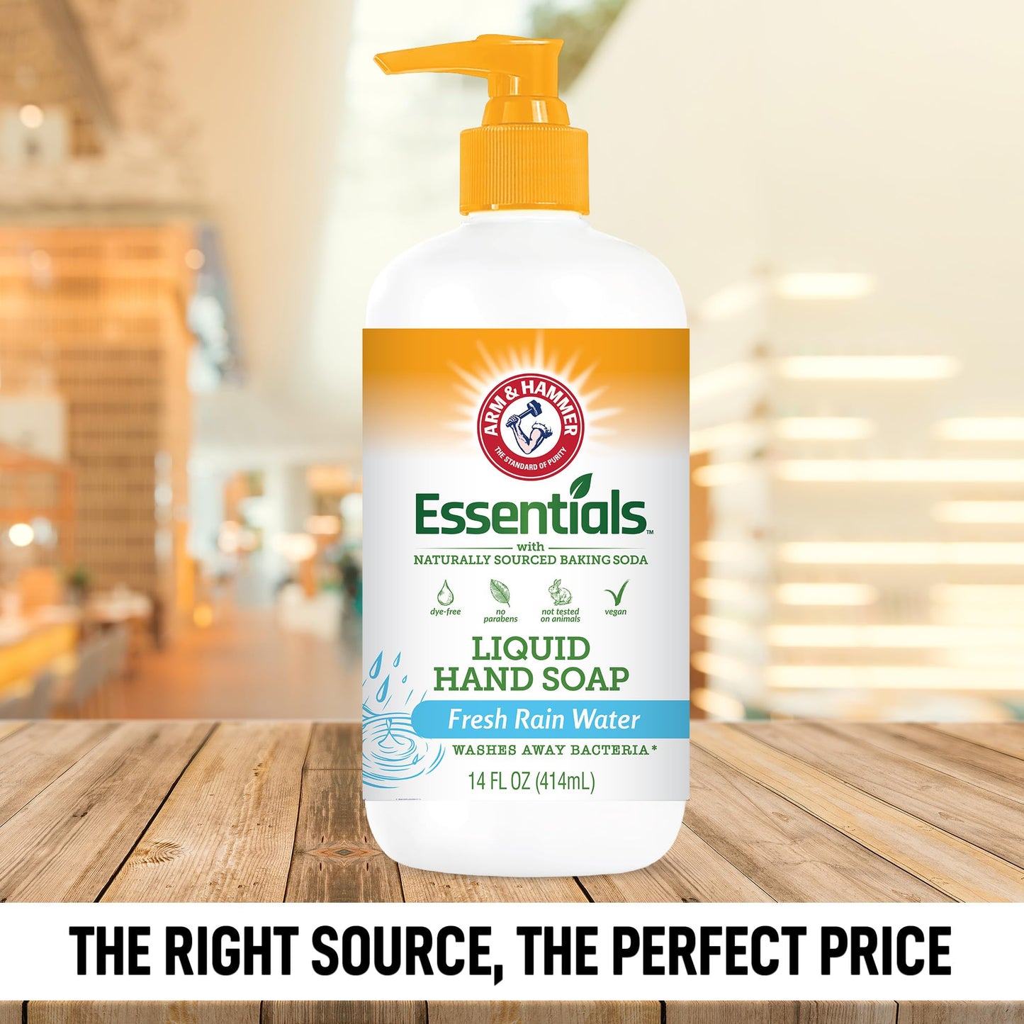 Arm & Hammer Liquid Hand Soap for Skin Cleaning - Cleanser for Kitchen & Bathroom with Fresh Rain Water Scent - Natural Hand Soap Cleanses, Softens 14 Beauty & Personal Care Arm & Hammer