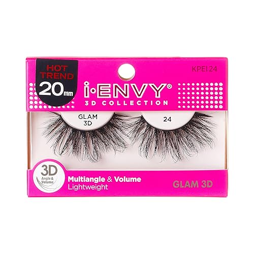 i-Envy False Eyelashes 3D Glam Collection Multi-angle & Volume Lashes Beauty & Personal Care i•ENVY
