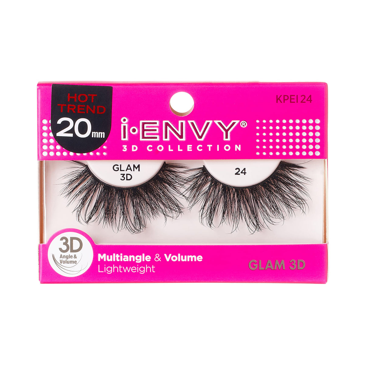 i-Envy False Eyelashes 3D Glam Collection Multi-angle & Volume Lashes Beauty & Personal Care i•ENVY