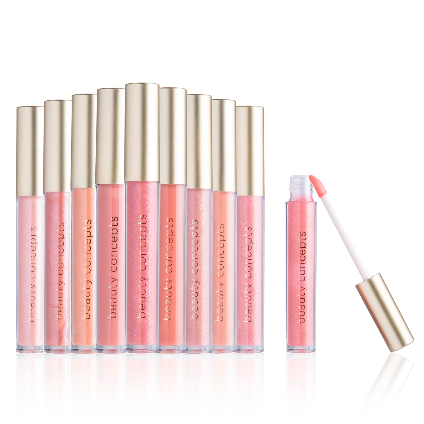 Beauty Concepts Lip Gloss Collection - Shimmering, Glossy Lip Makeup Set for a Radiant Finish, Pink Colors Collection Beauty & Personal Care B.C BEAUTY CONCEPTS