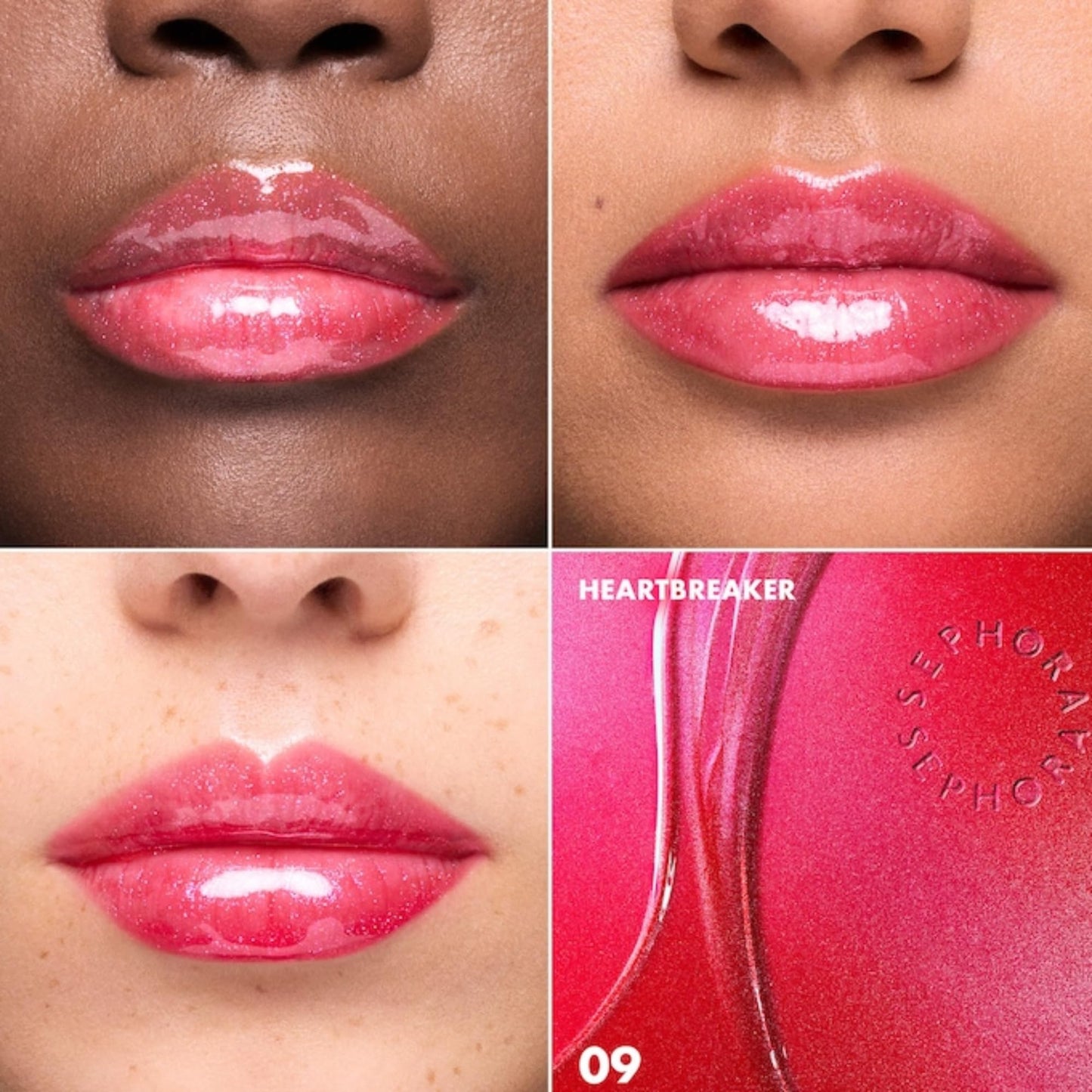 SEPHORA Collection Glossed Moisturizing Lip Gloss - 09 Heartbreaker (5 mL / 0.16 fl oz) Beauty & Personal Care SEPHORA