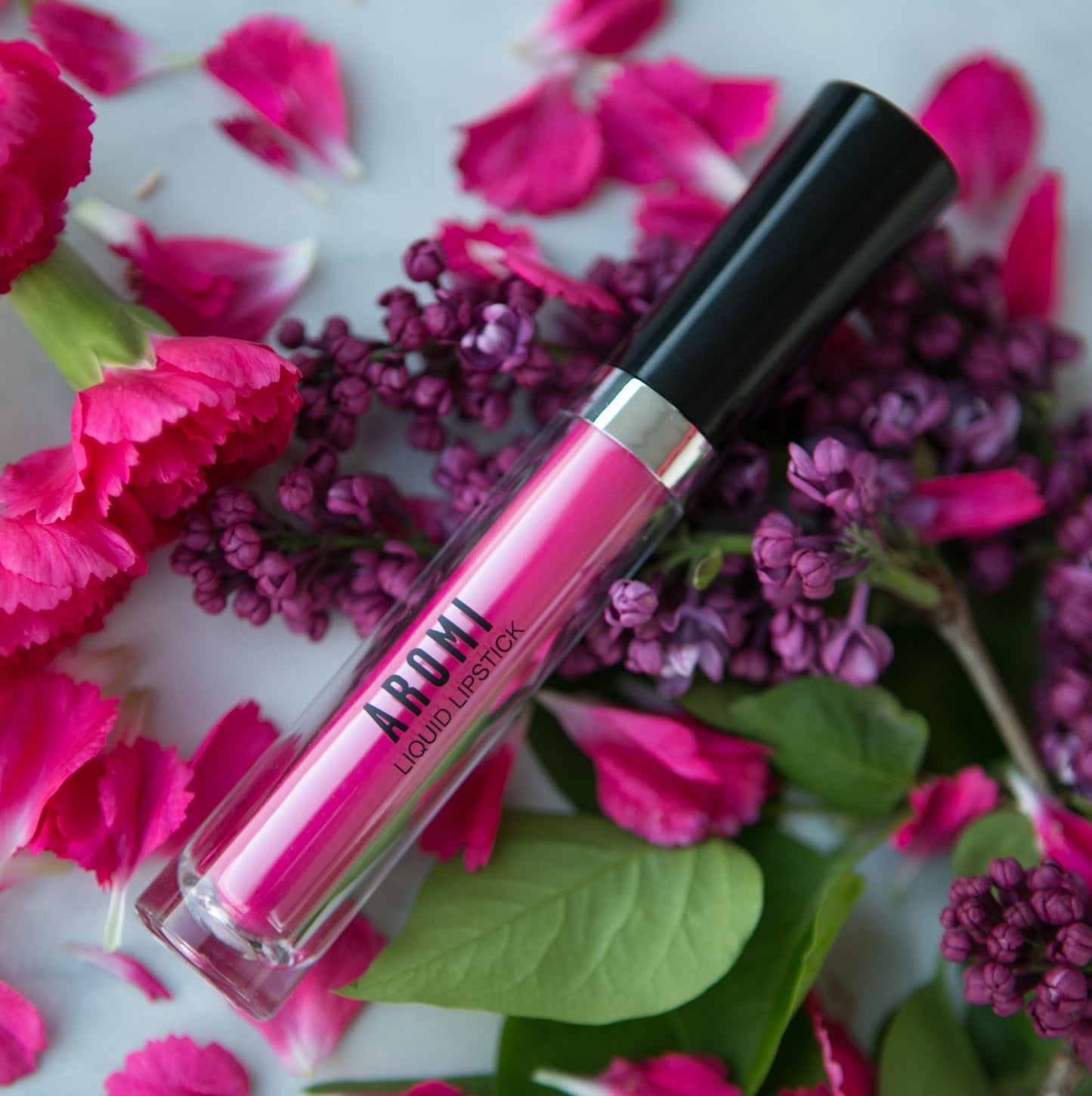 Aromi Neon Magenta Liquid Lipstick | Bright, Hot Pink Lip Color for Women, Vegan, Long-lasting, Long Wear (Electric Orchid) Beauty & Personal Care Aromi