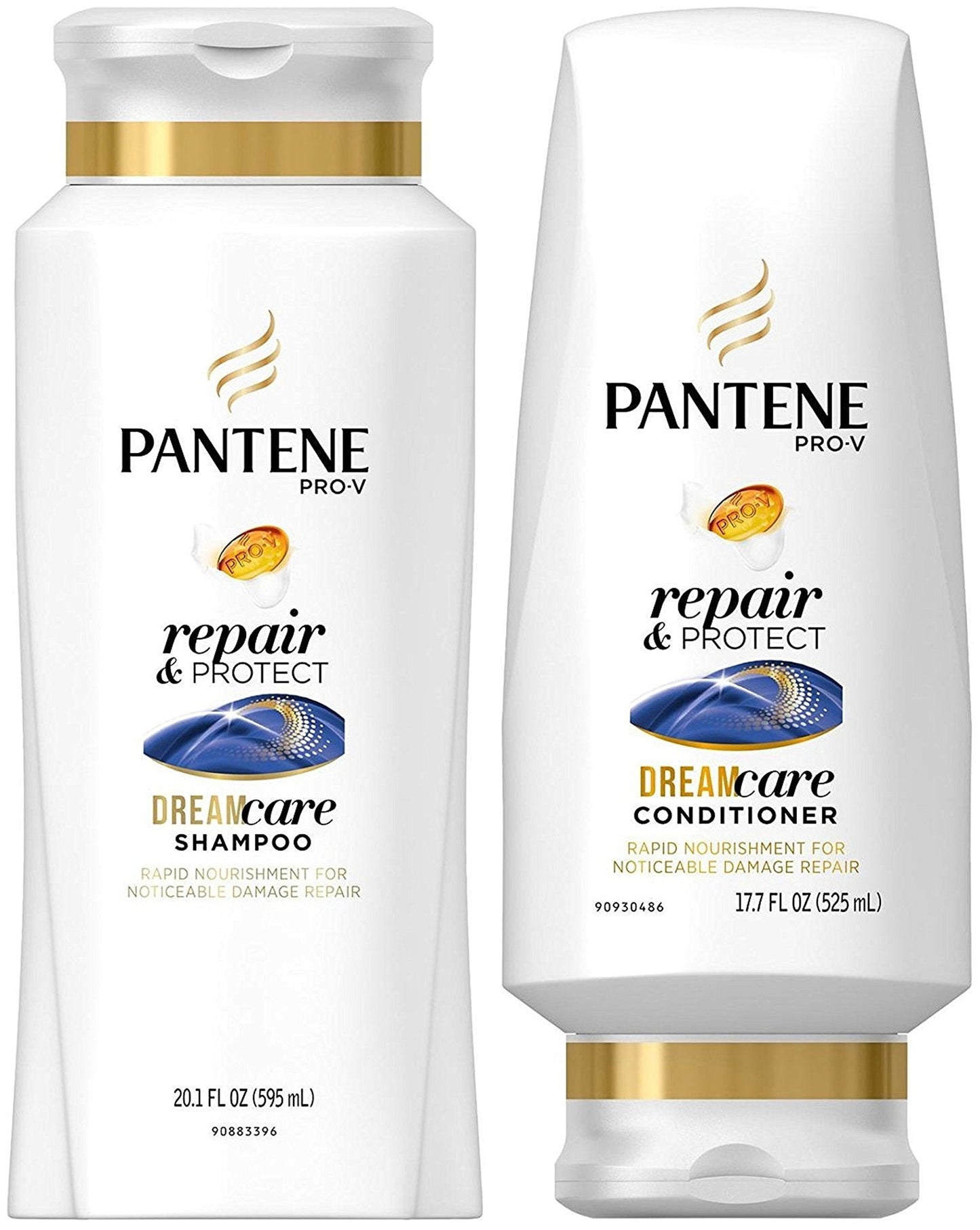 Pantene Pro-V Haircare - Repair & Protect - Dreamcare Shampoo (20.1 FL OZ) & Conditioner (17.7 FL OZ) Set - One Set Beauty & Personal Care Pantene