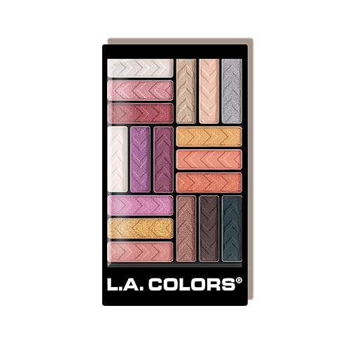 L.A. COLORS 18 Color Eyeshadow Palette, Diva Glam CES748 Beauty & Personal Care L.A. COLORS