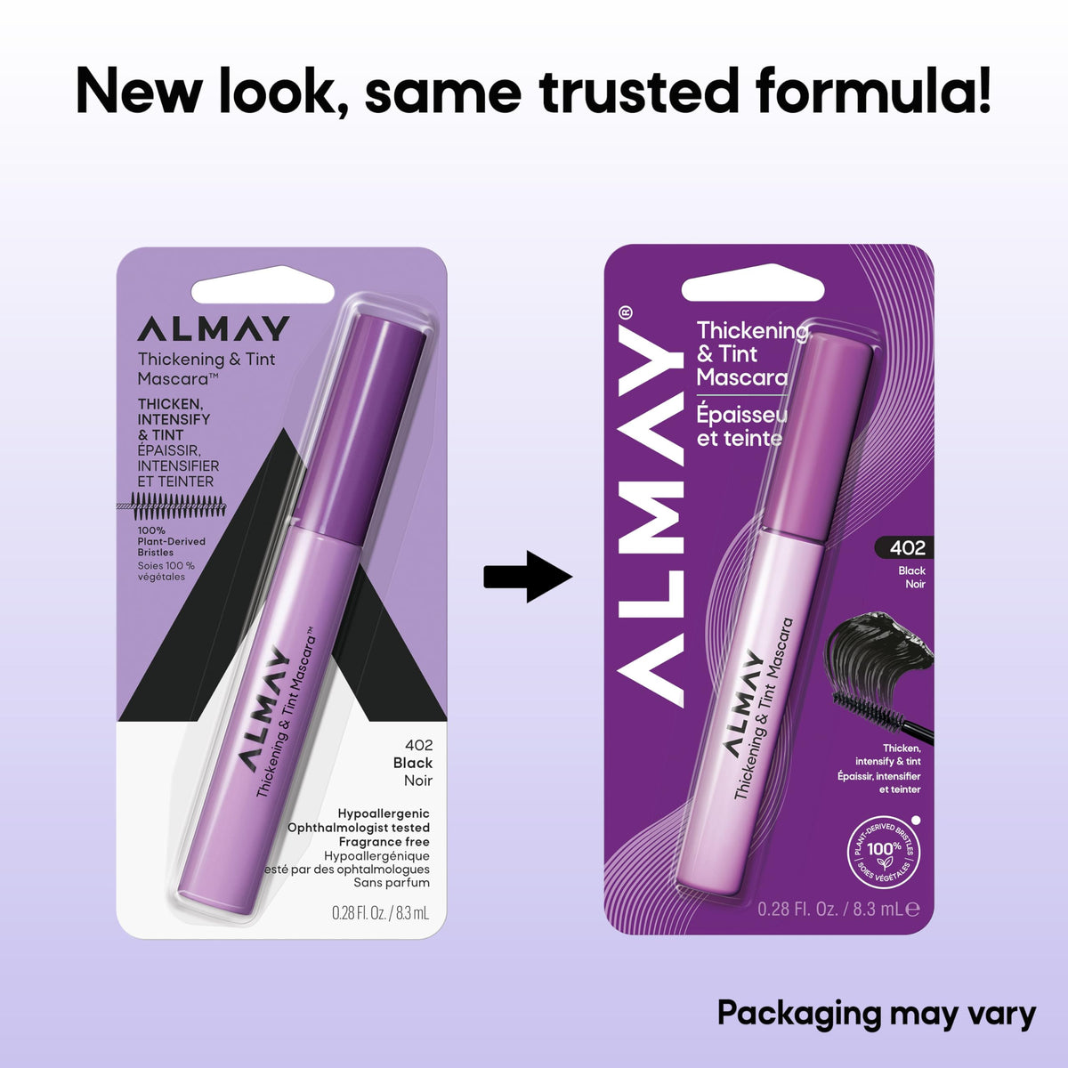 Almay Thickening & Tint Mascara, 402 Black, 1 Count
