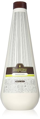 Macadamia Oil Natural Oil Straightwear Smoother Straightening Solution for Unisex - 33.8 oz Smoother Beauty & Personal Care Macadamia Natural Oil