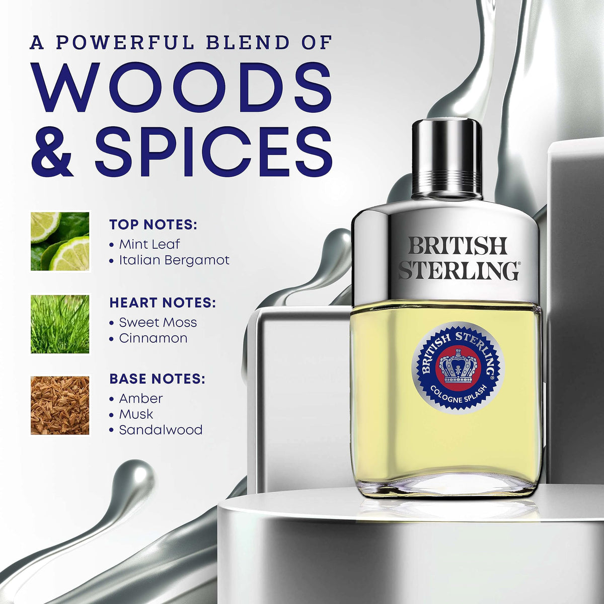 British Sterling By Dana For Men. Cologne Splash, 3.8-Ounces Beauty & Personal Care Dana