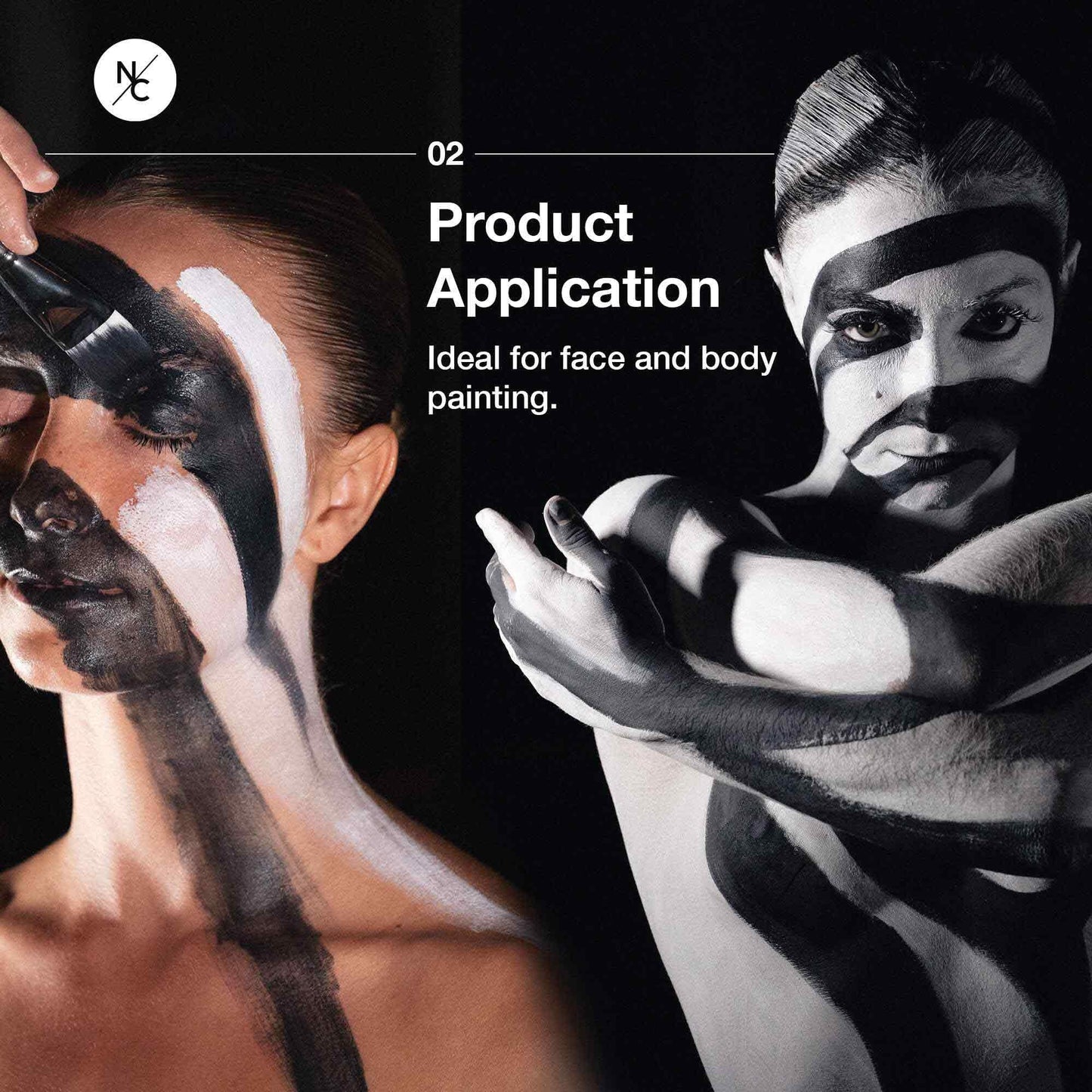 Narrative Cosmetics Water-Activated Face & Body Paint - Highly Pigmented, Long-Lasting Face & Body Paint for SFX, Cosplay, and Artistic Makeup Beauty & Personal Care Narrative Cosmetics