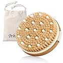 Ithyes Body Brush Dry Brushing Bath Brush Gentle Skin Exfoliate Massage Scrub 100% Nature Boar Bristles Bamboo Wood Improve Blood Circulation Wet Beauty & Personal Care Ithyes