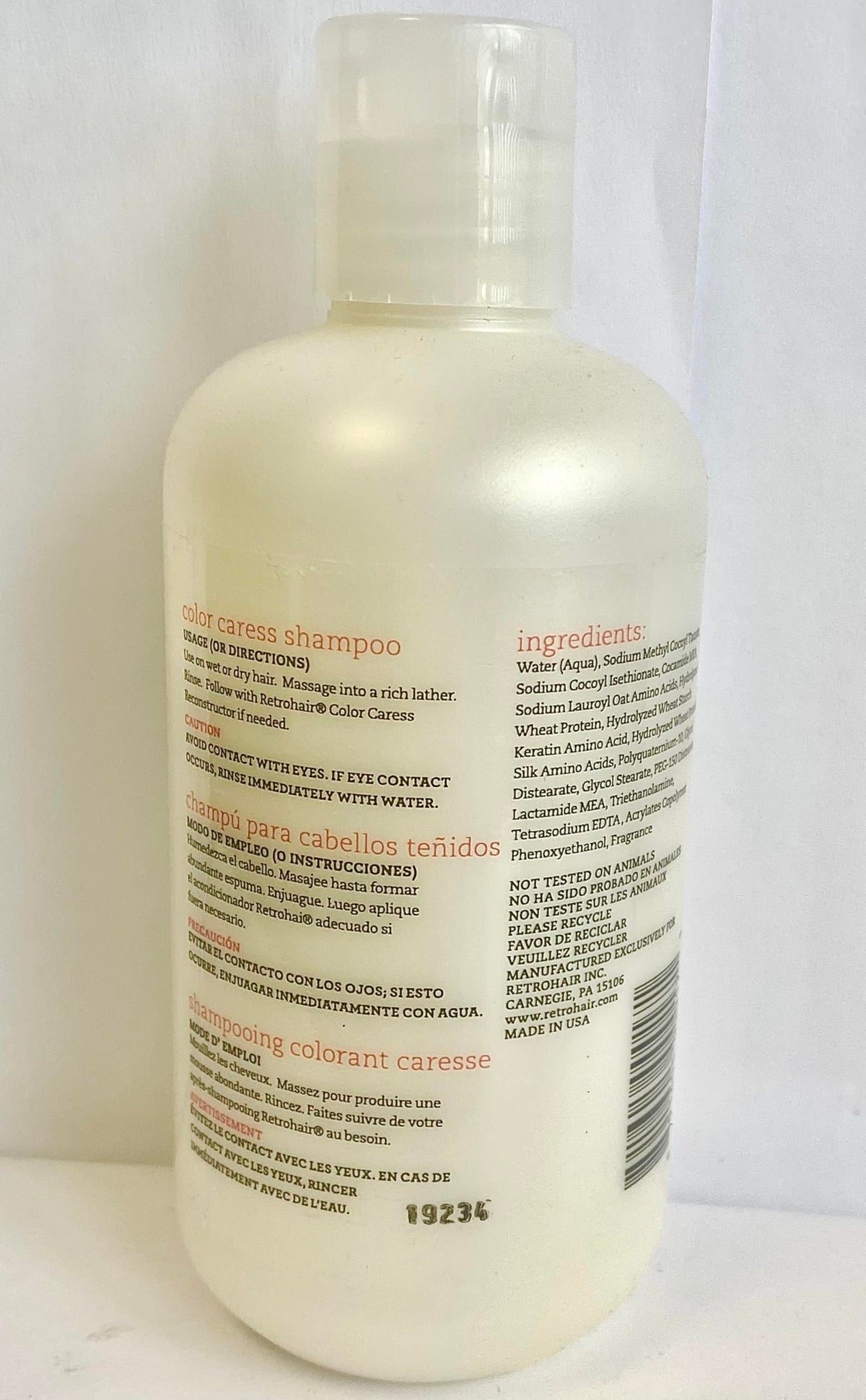 Retro Hair Color Caress Shampoo, 8.5 Fluid Ounce