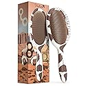 FRAMAR Cow Print Hair Brush Detangler, Detangling Hairbrush For Women, Wet Hair Brush For Girls, Hair Detangler Brush, Wet Hairbrush, Hairbrushes Beauty & Personal Care FRAMAR