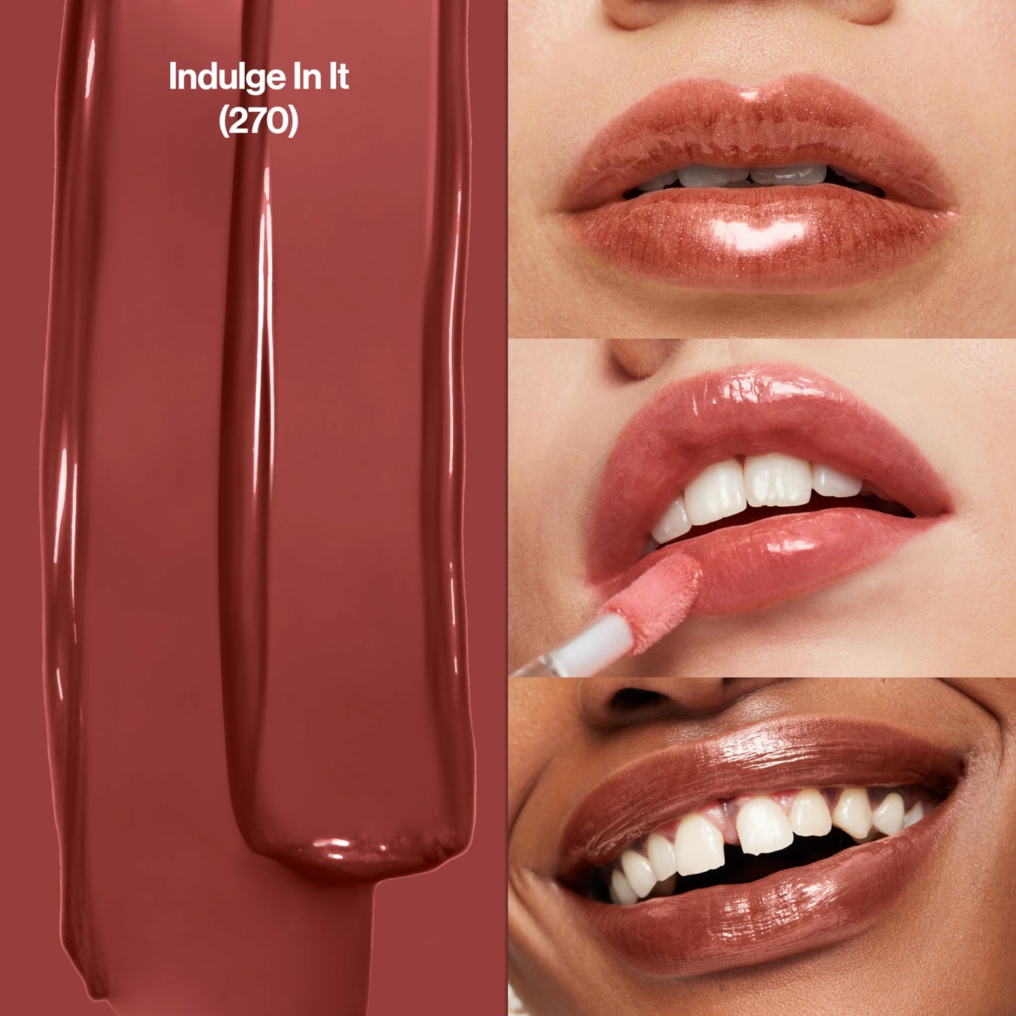 Revlon Super Lustrous Lip Gloss, Non-Sticky, Hydrating, High Shine Finish, 270 Indulge In It, 0.13 oz Beauty & Personal Care REVLON