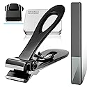 EBEWANLI Straight Nail Clipper, 17mm Wide Jaw Opening Extra Large Toenail Clippers for Thick Nails or Tough Fingernail & Ingrown Toenail, Heavy Duty Beauty & Personal Care EBEWANLI