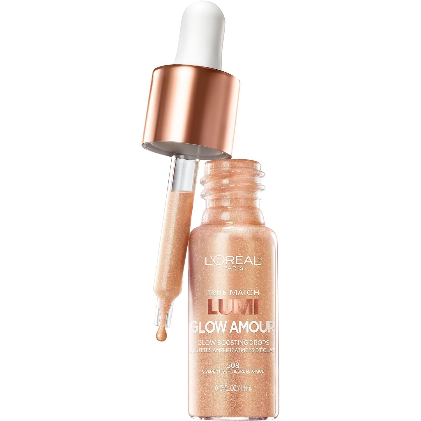 L'Oreal Paris Makeup True Match Lumi Glow Amour Glow Boosting Drops, 1 Count, Golden Hour Beauty & Personal Care L'Oreal Paris