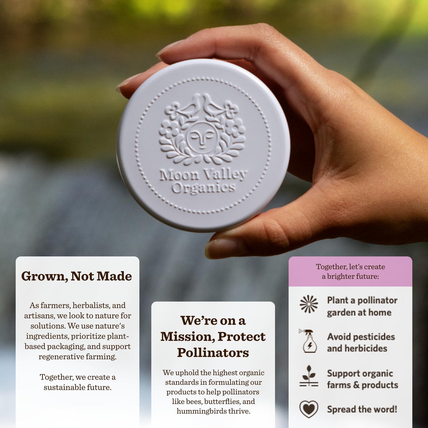 Moon Valley Organics Herbal Lotion Bar in Lavender, Moon Melt Bar, Calendula and Comfrey, Beeswax, Heal and Restore Chapped Skin, Soothing Beauty & Personal Care Moon Valley Organics