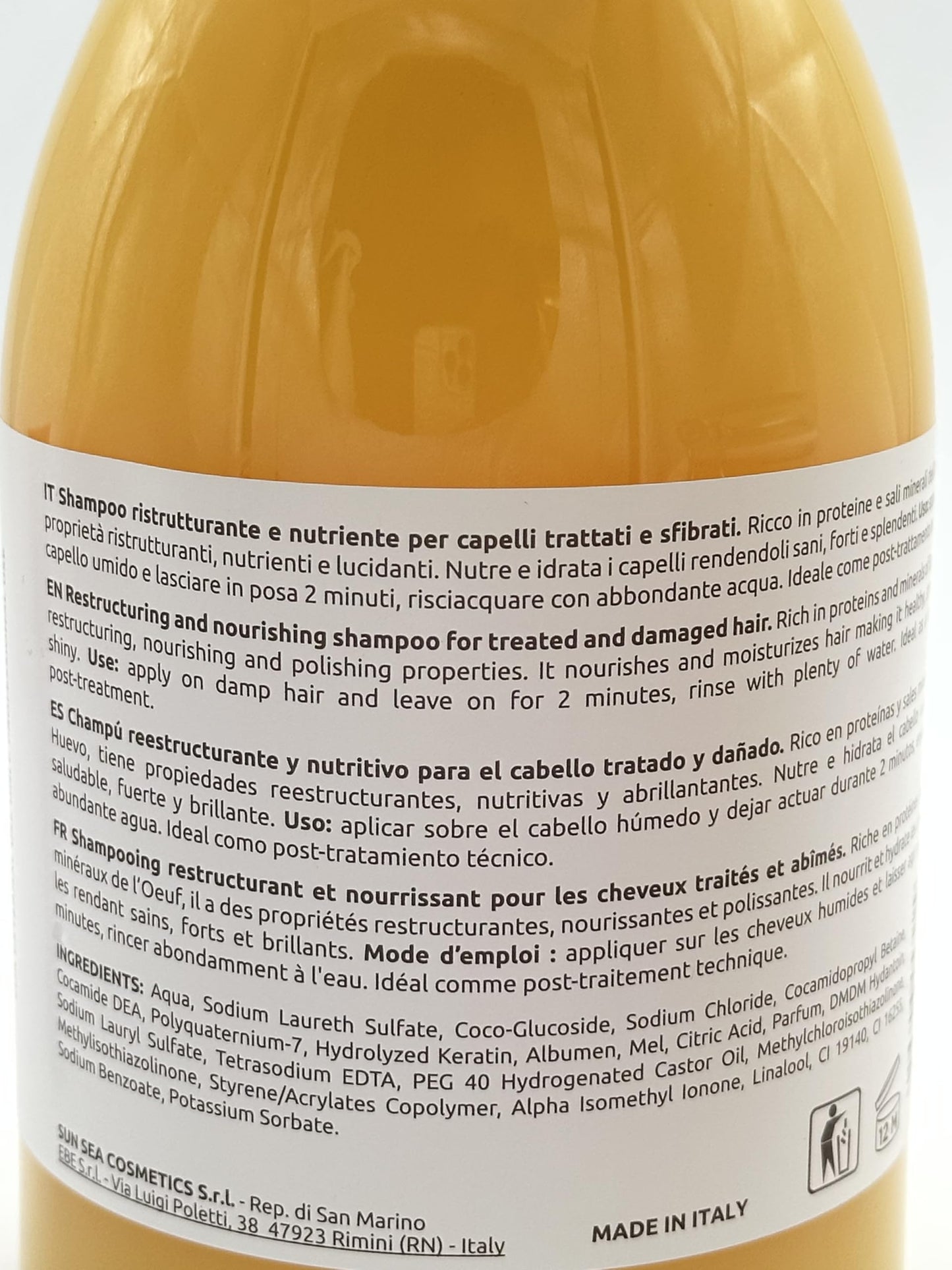 Maxy Look Restructuring and Nourishing Shampoo - Enriched with Egg Proteins and Minerals Shampoo 33.8 fl oz /1000ml and Mask 350ml/11.83 fl oz Beauty & Personal Care Maxy Look