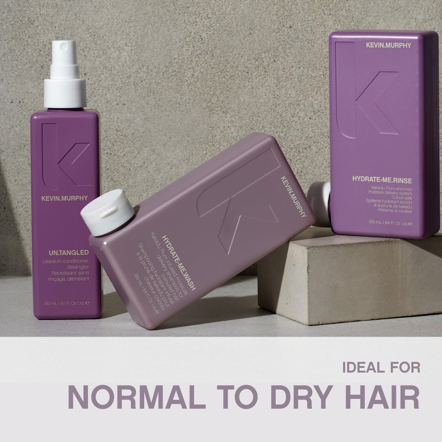 KEVIN.MURPHY HYDRATE-ME.WASH - Hydrating Shampoo for Natural & Coloured Hair - For Dull, Parched & Dry Hair - Deep Nourish Shampoos - 250 ml / 8.4 fl Beauty and Personal Care KEVIN.MURPHY