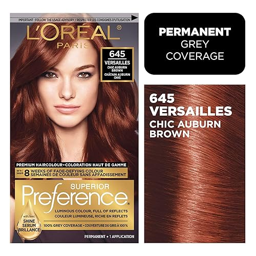 L'Oreal Paris Superior Preference Luminous Fade-Defying Permanent Hair Color, Hair Dye For Up to 9 Weeks of Radiance, Chic Auburn Brown 6AB, 1 Hair Beauty & Personal Care L'Oreal Paris