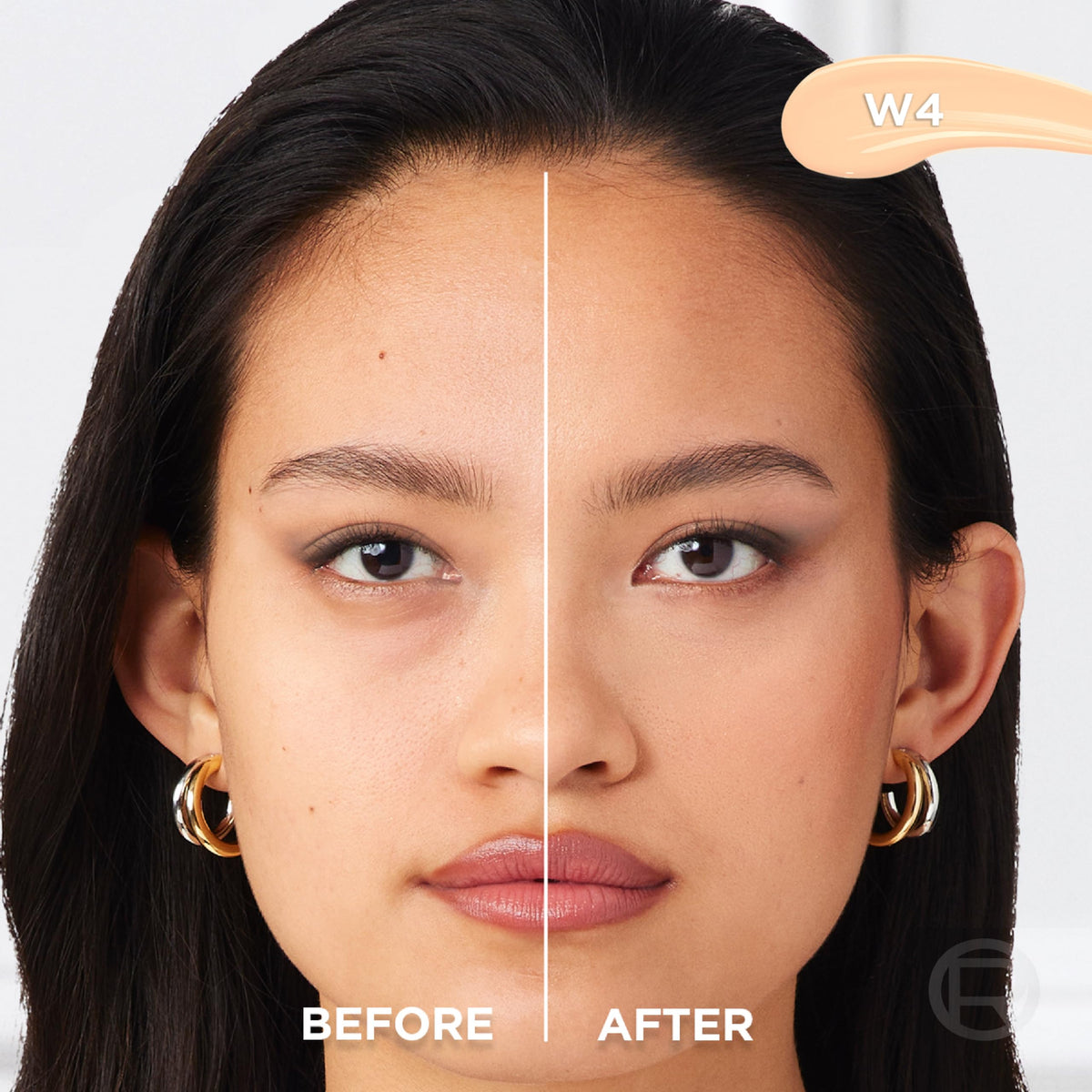 L'Oreal Paris True Match Radiant Serum Concealer, Brightening Under Eye Concealer Make Up with 1.5% Hyaluronic Acid and Caffeine, W4, 0.33 Oz
