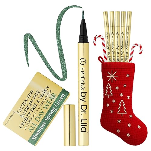 Liquid Eyeliner - Hypoallergenic Eyeliner with Fine Brush Tip, Long-Lasting Waterproof Eye Liner - Cruelty-Free, Vegan, Hypoallergenic, Gluten-Free Beauty & Personal Care EPILYNX