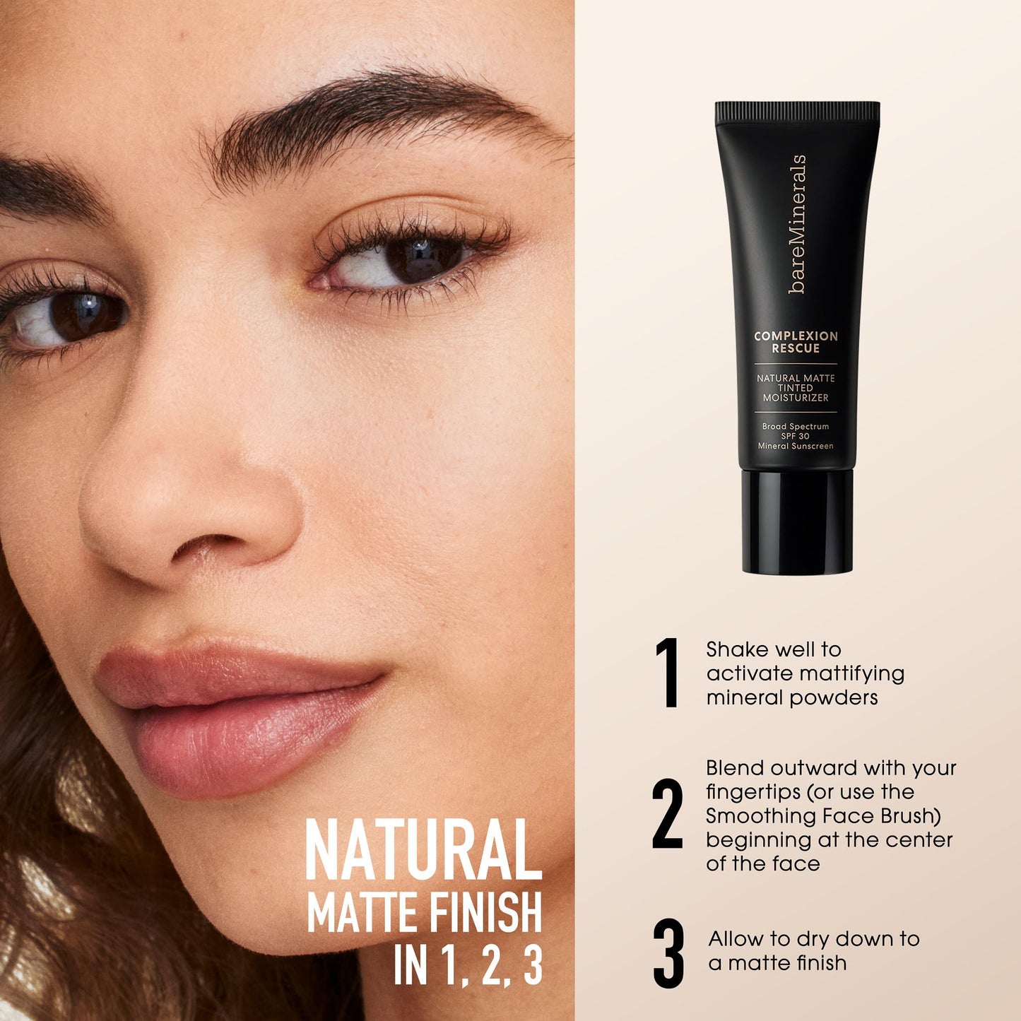 Complexion Rescue Natural Matte Tinted Moisturizer, Vanilla 02 Beauty & Personal Care bareMinerals