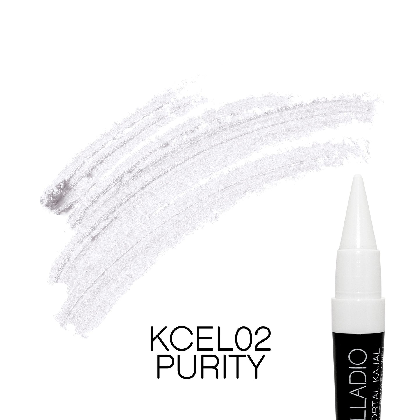 Palladio Immortal Kajals Lasting Cream Eyeliner, Multi Use Conical Shaped Liner, Create Soft and Smoky Effects, Ultra Smooth Application (Purity) Beauty & Personal Care Palladio