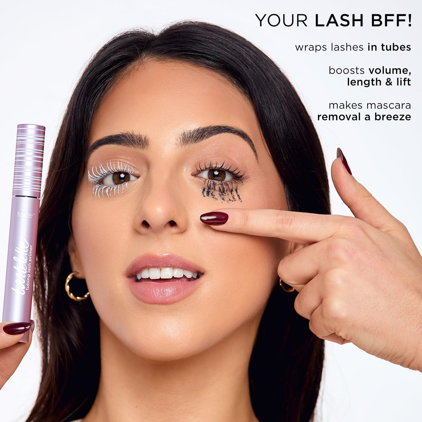 tarte tartelette tubing lash primer - Conditioning Mascara Base for Longer, Full Sizeer, Volumized & Moisturized Lashes, Infused with Hyaluronic Acid Beauty & Personal Care tarte