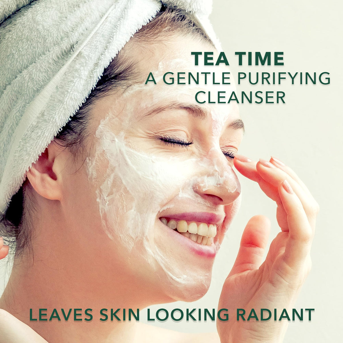 Earth To Skin Tea Time White Tea Face Cleanser - Antioxidant-Rich Daily Face Wash with Glycerin - 4.7 fl oz Beauty & Personal Care Earth To Skin